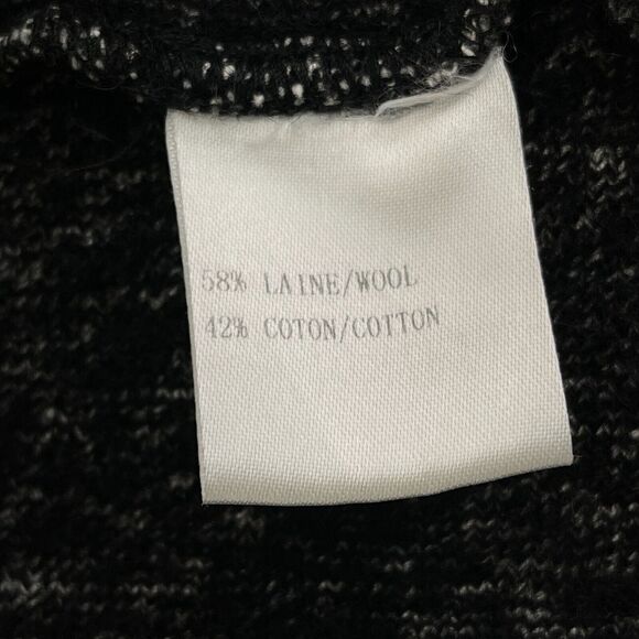 Simon Chang Collection Leopard Print Wool Shawl Cardigan Women's Size Small - Picture 6 of 9